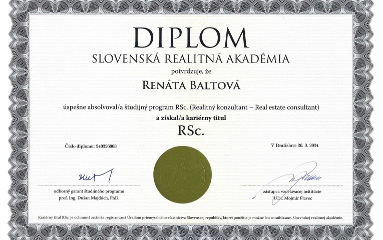 Renáta Baltová RSc.